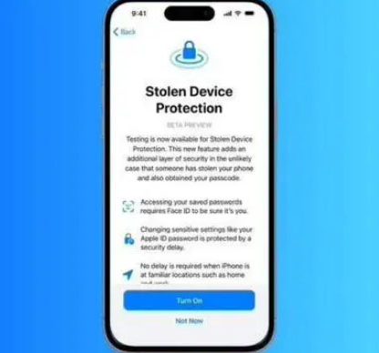 壶关苹果授权维修店分享被盗设备保护功能开启方法 